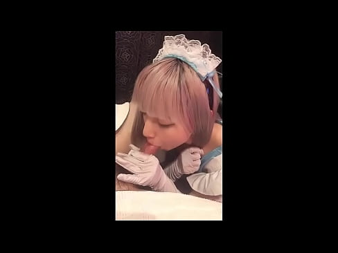 ❤️ Японский идол [mayuka], костюм французской горничной, часть 1, минет и дрочка с лосьоном ☑ Русское порно у нас ❌